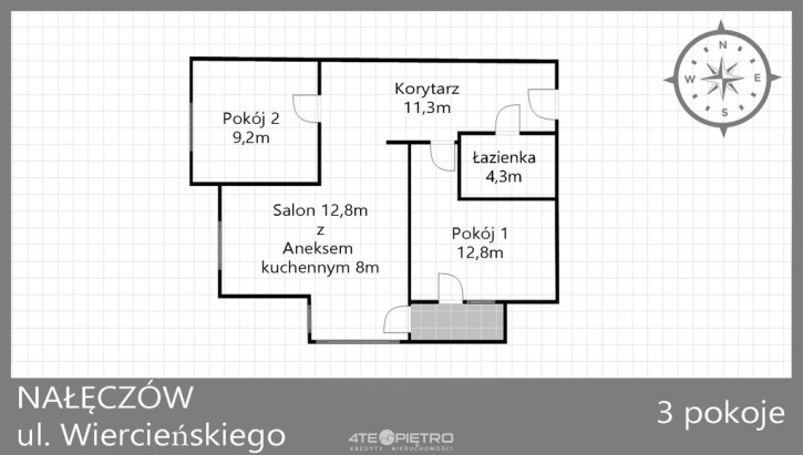 Mieszkanie Sprzedaż Nałęczów Henryka Wiercieńskiego 16