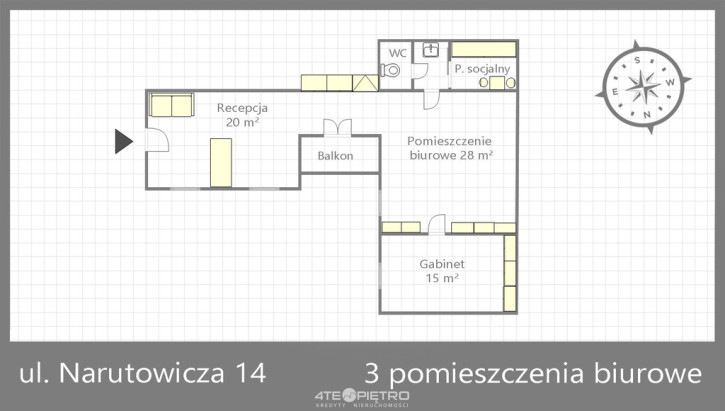 Lokal Wynajem Lublin Śródmieście Prezydenta Gabriela Narutowicza 12