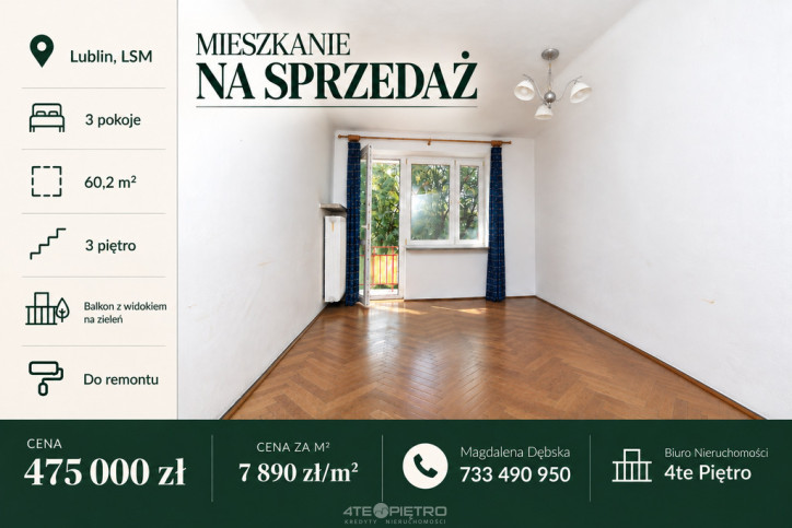 Mieszkanie Sprzedaż Lublin Wajdeloty 1